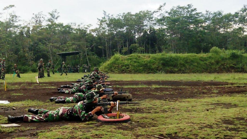 Korem 073/Makutarama latihan menembak TW IV th. 2017